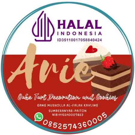 Arie Cake Tart Decoration & Cookies
